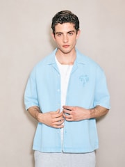 Blue EDIT Pattern Short Sleeve Shirt - Image 3 of 11