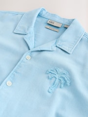 Blue EDIT Pattern Short Sleeve Shirt - Image 9 of 11