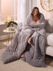 Downland 10.5 Tog Large Chunky Waffle Coverless Duvet - Image 3 of 6