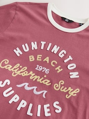 Red EDIT Ringer Graphic T-Shirt - Image 7 of 8