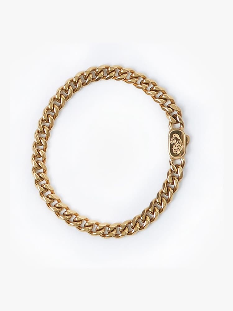 Luke 1977 Cuban Gold Plated Bracelet - Image 1 of 2 Luke 1977 Cuban Gold Plated Bracelet - Image 1 of 2