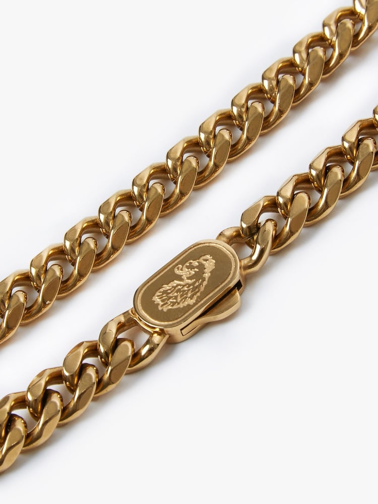 Luke 1977 Cuban Gold Plated Bracelet - Image 2 of 2 Luke 1977 Cuban Gold Plated Bracelet - Image 2 of 2