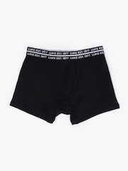 Luke 1977 Captain 3 Pack Black Grey White Boxers - Image 2 of 8