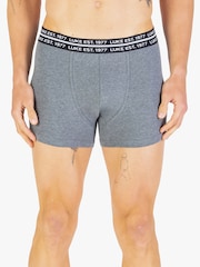 Luke 1977 Captain 3 Pack Black Grey White Boxers - Image 7 of 8