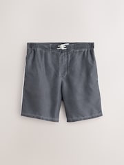 Black/Grey Edit Side Stripe Board Shorts - Image 7 of 9