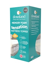 Downland Cream Memory Foam Mattress Topper - Image 4 of 5