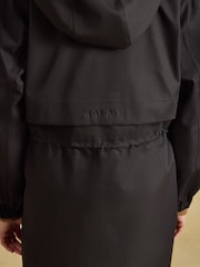 Stormwell Black Waterproof Longline Raincoat with Hood - Image 10 of 11