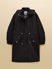 Stormwell Black Waterproof Longline Raincoat with Hood - Image 11 of 11