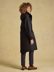 Stormwell Black Waterproof Longline Raincoat with Hood - Image 2 of 11