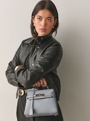 Blue Belted Hand Held Bag - Image 1 of 12