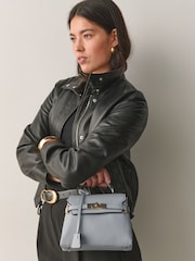 Blue Belted Hand Held Bag - Image 4 of 12