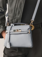 Blue Belted Hand Held Bag - Image 6 of 12
