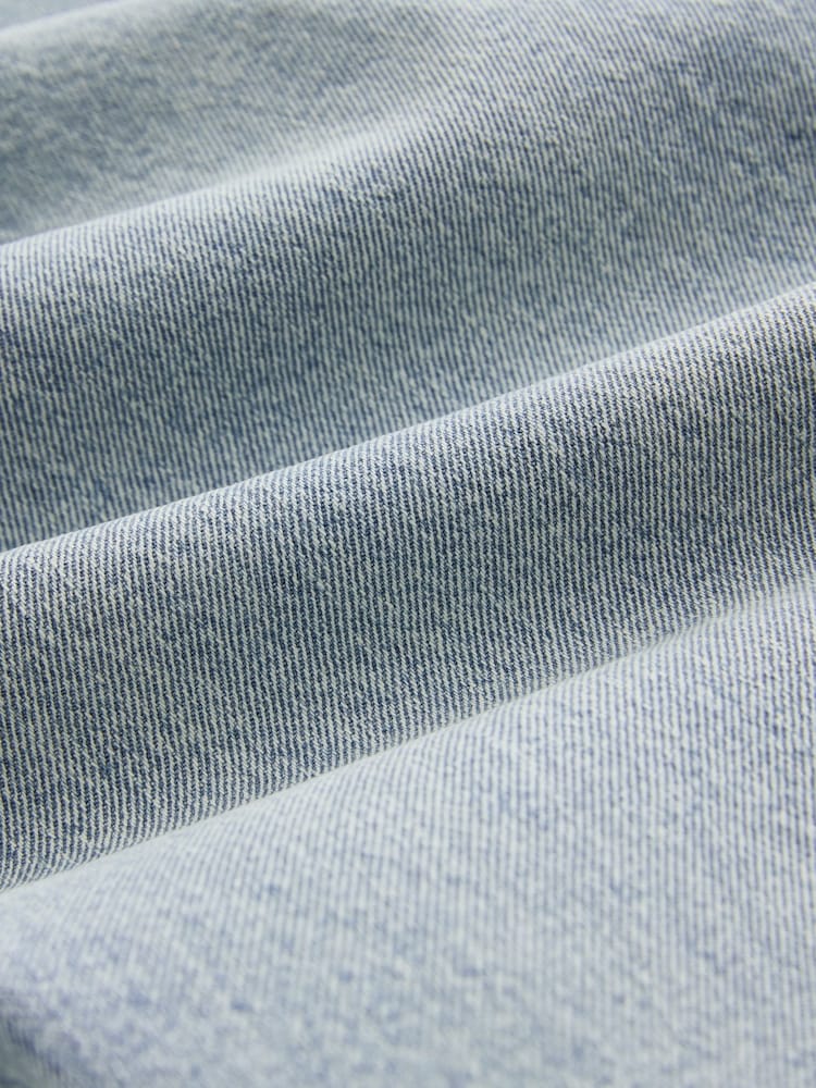 Mid Blue Barrel Fit EDIT Pleated Jeans - Image 13 of 13