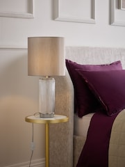 Lipsy Silver Ridge Glass Table Lamp - Image 1 of 4