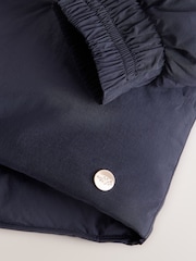Laura Ashley Navy Frill Lace Padded Coat - Image 12 of 13