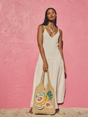 Natural Costa Rica Embellished Shoulder Bag - Image 3 of 8