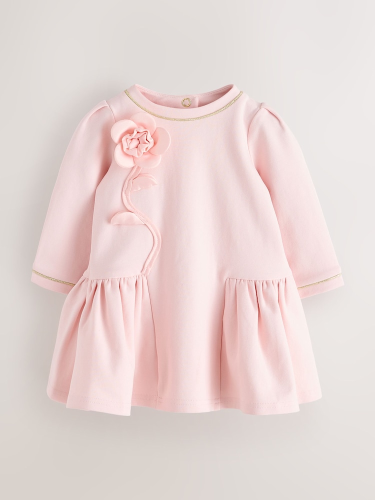 Baker by Ted Baker 3D Flower Placement Ponte Dress - Image 1 of 7 Baker by Ted Baker 3D Flower Placement Ponte Dress - Image 1 of 7