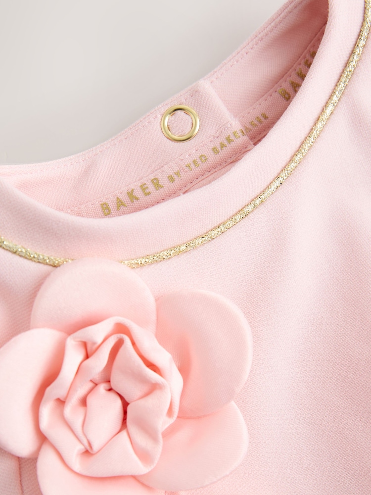 Baker by Ted Baker 3D Flower Placement Ponte Dress - Image 7 of 7 Baker by Ted Baker 3D Flower Placement Ponte Dress - Image 7 of 7