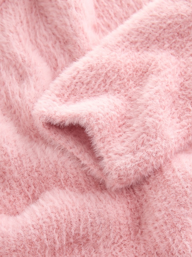 Pink Fluffy Jumper (3-16yrs) - Image 8 of 8