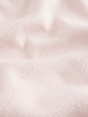 Baker by Ted Baker Pink Pointelle Wrap-Over Sleepsuit & Hat Set - Image 9 of 9