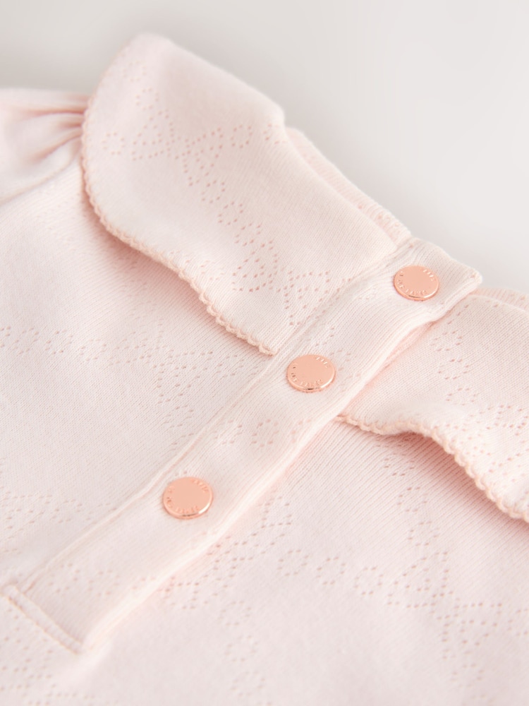 Baker by Ted Baker Pointelle Bow Bodysuit & Legging Set 2 Piece - Image 7 of 7 Baker by Ted Baker Pointelle Bow Bodysuit & Legging Set 2 Piece - Image 7 of 7