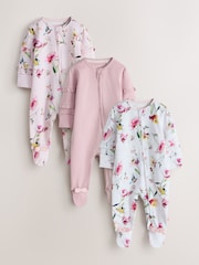 Baker by Ted Baker 3 Pack Sleepsuits - Image 1 of 10