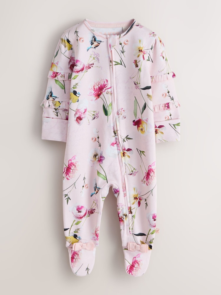 Baker by Ted Baker 3 Pack Sleepsuits - Image 2 of 10 Baker by Ted Baker 3 Pack Sleepsuits - Image 2 of 10