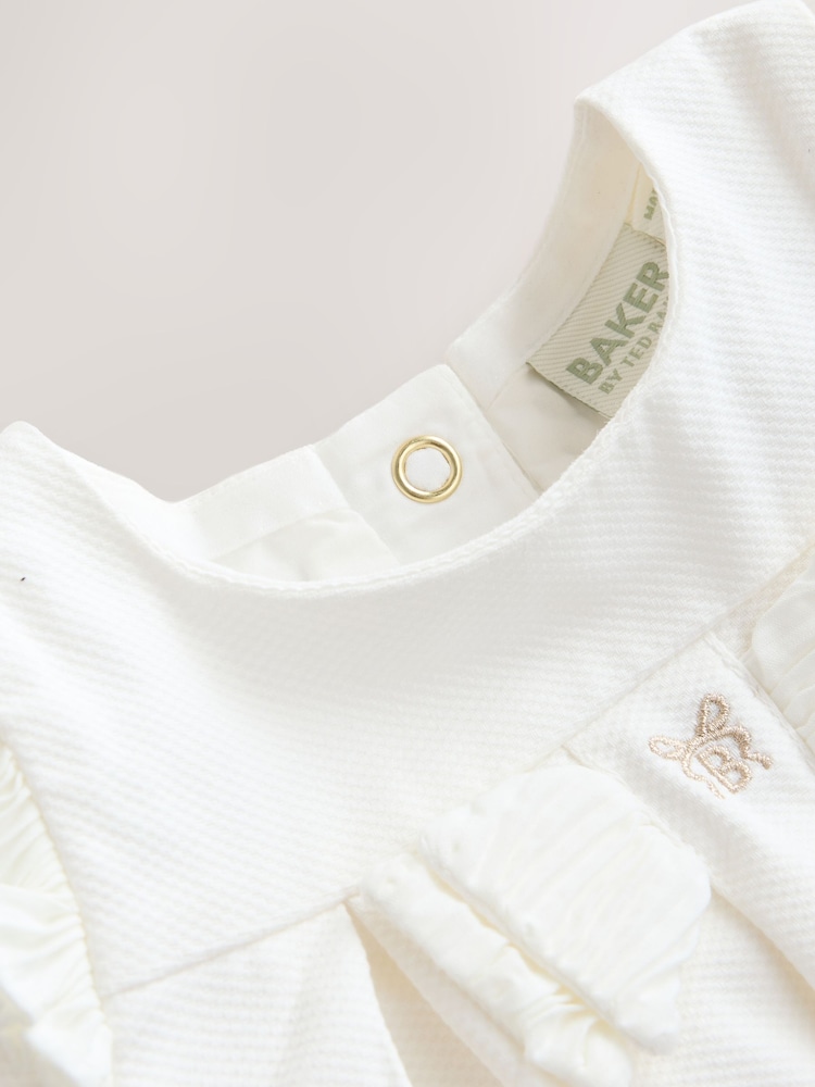 Baker by Ted Baker Pleated Woven Bow Detail Dress - Image 8 of 8 Baker by Ted Baker Pleated Woven Bow Detail Dress - Image 8 of 8