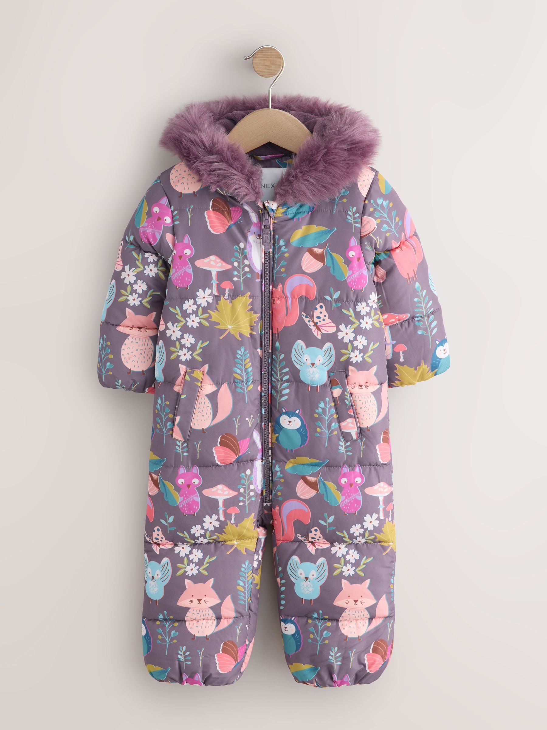 Comprar Animal roxo da floresta - Macacão de neve Print Shower