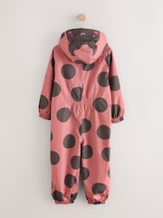 Red Ladybug Waterproof Printed Puddlesuit (3mths-7yrs) - Image 6 of 10