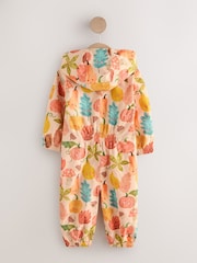 Orange Pumpkin Waterproof Printed Puddlesuit (3mths-7yrs) (3mths-7yrs) - Image 2 of 5