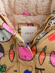 Character Print Shower Resistant Padded Coat with Hood Spikes (3mths-7yrs) - Image 10 of 15