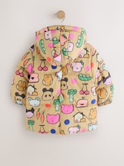 Character Print Shower Resistant Padded Coat with Hood Spikes (3mths-7yrs) - Image 9 of 15