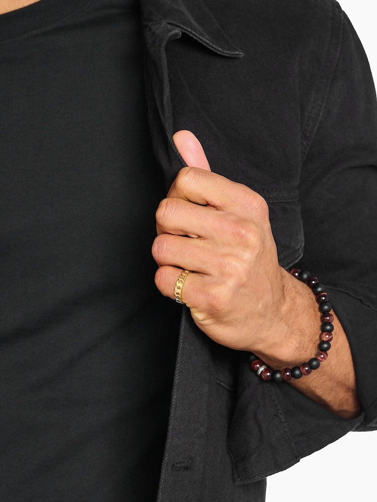 Thomas Sabo Gold Tone Ring With Chain Links - Image 3 of 3 Thomas Sabo Gold Tone Ring With Chain Links - Image 3 of 3