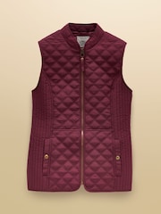 Joules Minx Port Showerproof Diamond Quilted Gilet - Image 7 of 7