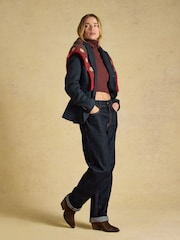 Joules Canterley Navy Herringbone Tweed Blazer - Image 7 of 10