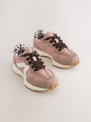 Pink Lace-Up Lifestyle Trainers - Image 2 of 6