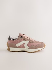 Pink Lace-Up Lifestyle Trainers - Image 3 of 6
