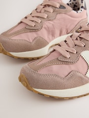 Pink Lace-Up Lifestyle Trainers - Image 5 of 6