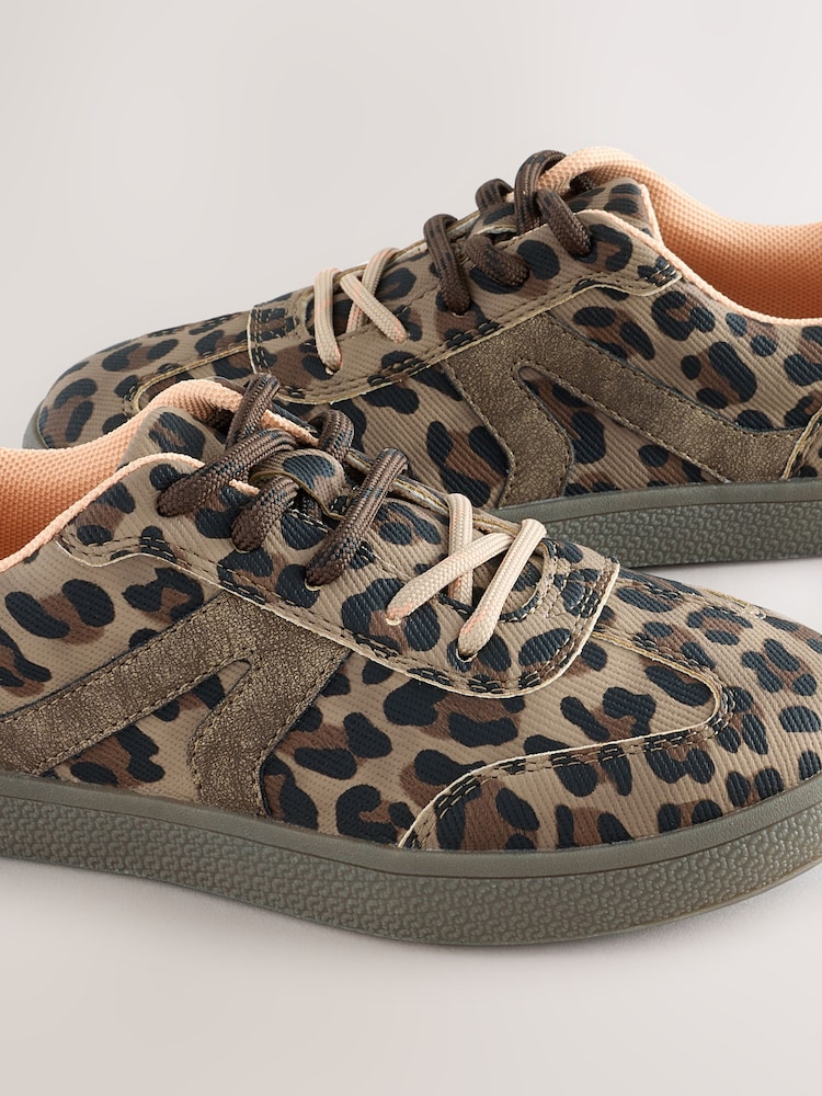 Animal Print Standard Fit (F) Retro Trainers - Image 5 of 5 Animal Print Standard Fit (F) Retro Trainers - Image 5 of 5