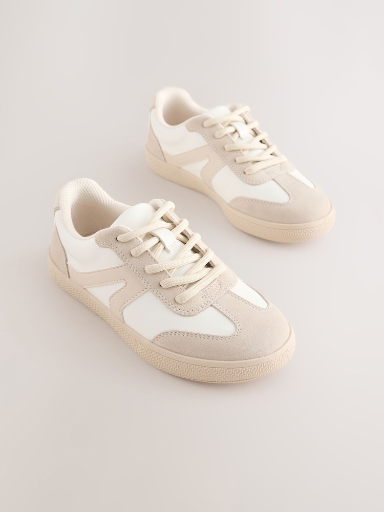 Neutral Suede Mix - Retro Trainers - Εικόνα 1 από 5 Neutral Suede Mix - Retro Trainers - Εικόνα 1 από 5
