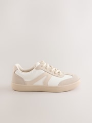 Neutral Suede Mix - Retro Trainers - Εικόνα 2 από 5