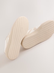 Neutral Suede Mix - Retro Trainers - Εικόνα 3 από 5