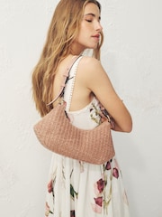 Pink Scoop Shoulder Bag - Image 1 of 5