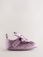 Baker by Ted Baker Blush Pink Padders Shoes With Bow - Image 2 of 5