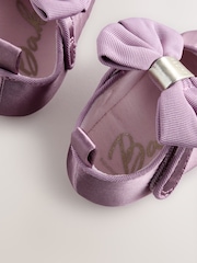 Baker by Ted Baker Blush Pink Padders Shoes With Bow - Image 5 of 5