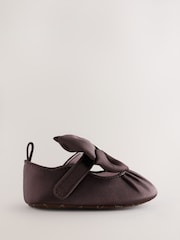 Baker by Ted Baker Brown Padders Shoes With Bow - Image 2 of 5