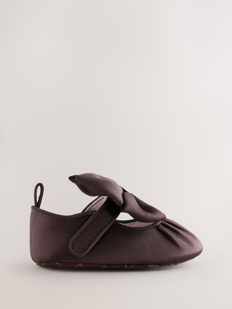 Baker by Ted Baker Brown Padders Shoes With Bow - Image 2 of 5 Baker by Ted Baker Brown Padders Shoes With Bow - Image 2 of 5
