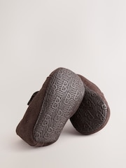 Baker by Ted Baker Chocolate Brown Slipper Boots Padders - Image 3 of 6