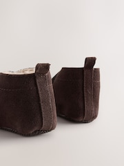 Baker by Ted Baker Chocolate Brown Slipper Boots Padders - Image 6 of 6